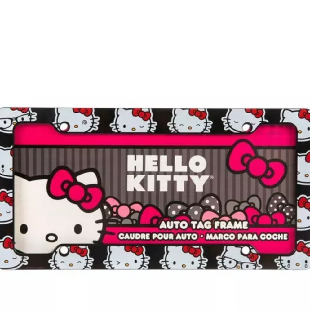 Hello‎ Kitty Logo Auto Tag Frame - Picture 2 of 6